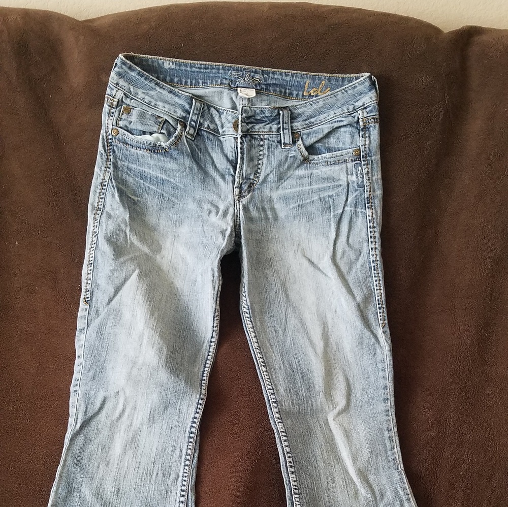 Silver jeans